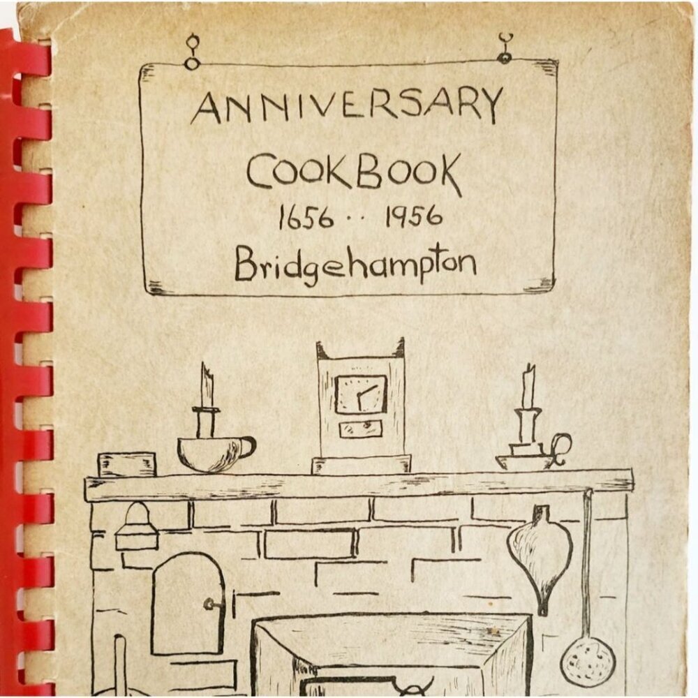 1956 Bridgehampton Anniversary Cookbook Long Island New York Illustrated E31